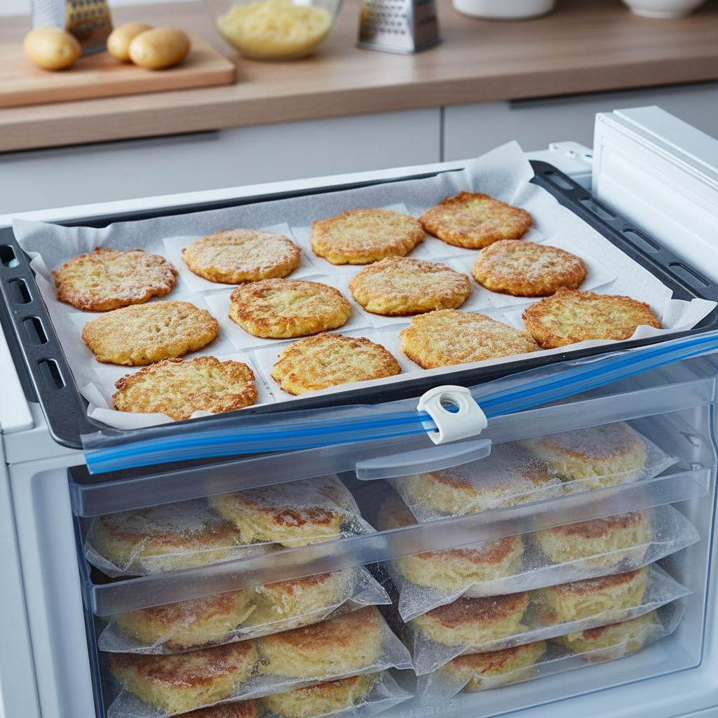 Mrożone placki ziemniaczane? Oto sposób na ich idealne przechowywanie
